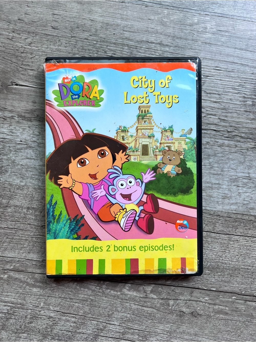Dora the Explorer City of Lost Toys Kids DVD - Pink & Yellow